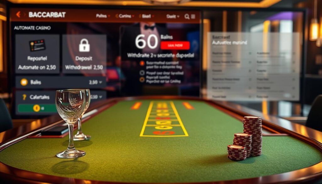 อัตราจ่ายบาคาร่าและฝากถอนอัตโนมัติ